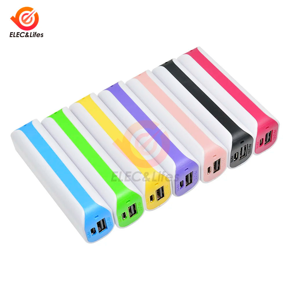 DIY 1*18650 Power Bank Battery Charger Case Portable USB Power Bank Kit Storage Case DIY Mobile Power Supply Box