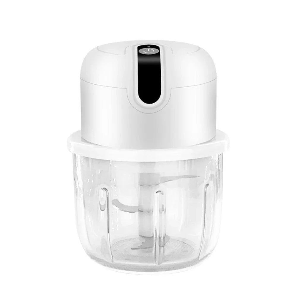 Electric Mini Garlic Vegetable Chopper Garlic Masher Portable Chopper Multi Function Meat Grinder Masher Machine  Usb Charging