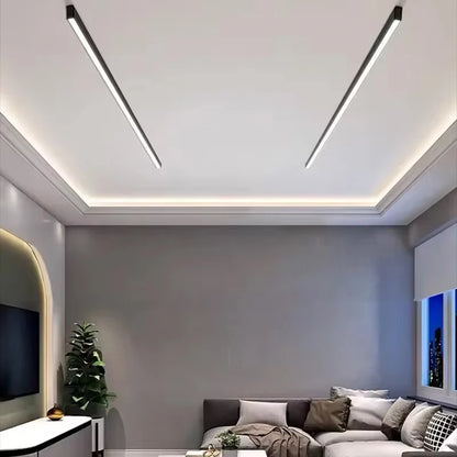 Modern LED Strip Light Long One Lamp Bright Installation For Living Room Aisle Balcony Entrance Hallway Corridor Office Lighting