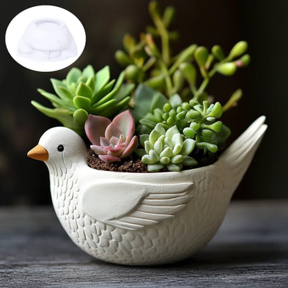 Church relief succulent plant flowerpot resin silicone mold house church storage box mold tower church cross relief gypsum molds