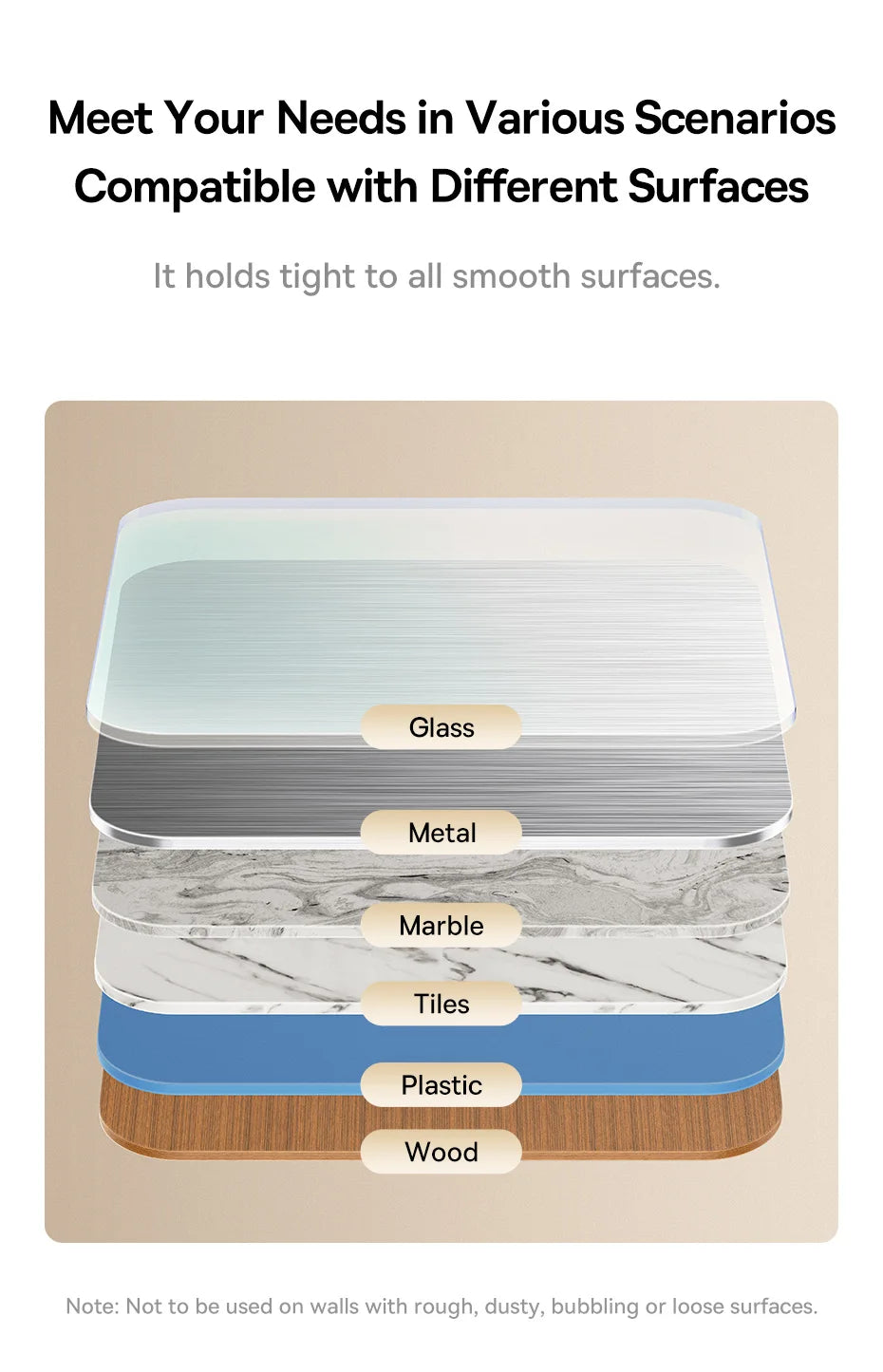 Baseus Cable Organizer Holder Magnetic Cable Smooth Adjustable Cord Holder Under Desk Cable Management Wire Keeper Cable Clips