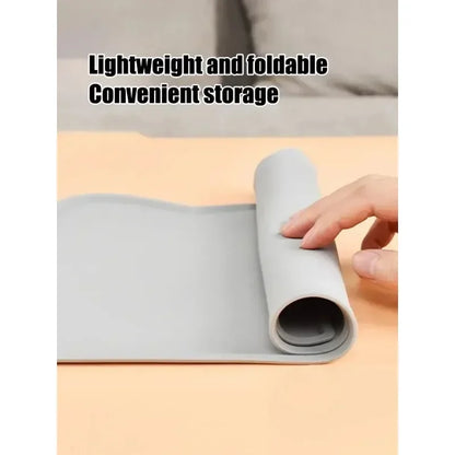 Silicone Pet Feeding Dog Cat Bowl Food Mat Non-Stick Waterproof Pet Food Feeding Pad Puppy Feeder Tray Water Cushion Placemat