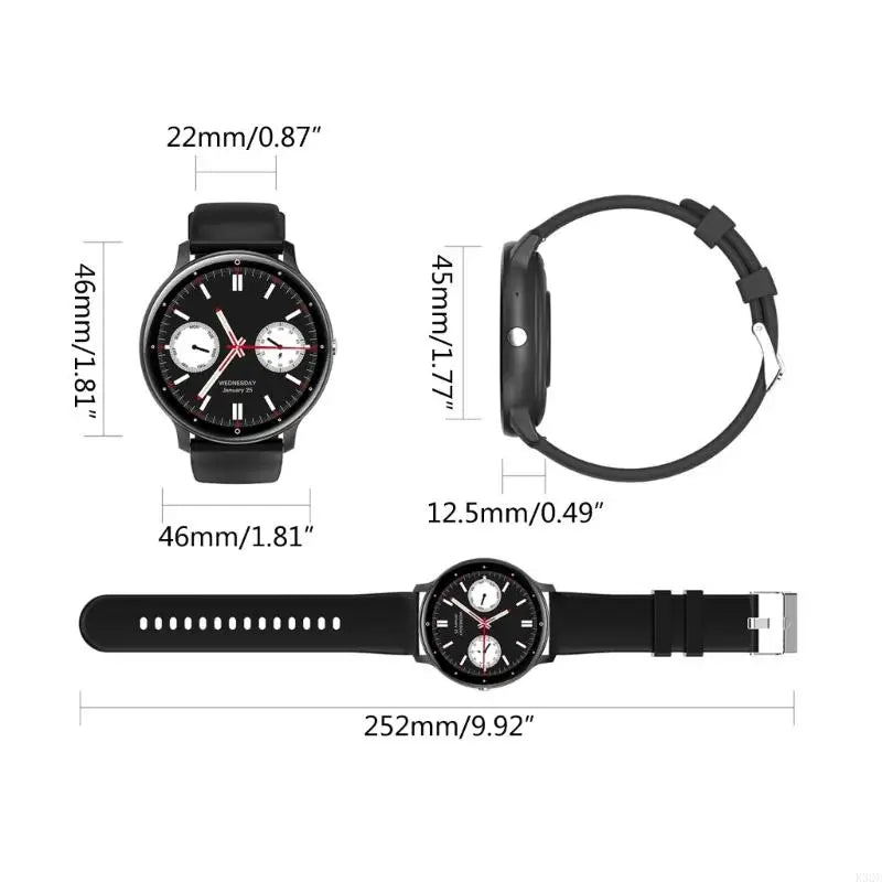 K32C 2023 Smartwatch Zl02Pro Fitness Trackers 1.39" TFT-screen Intelligent Watch Healthy IP67 Waterproof BLE5.2