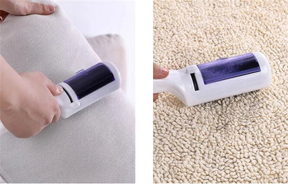 Clothing Dust Hair Removal Roller Cleaner Brush Suction Sweeper For Home Travel Portable Coat Cleaning Lint Sticking Roller