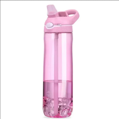 750ml Sports Water Bottle - Hydration On-the-go with Convenient Straw, Perfect for Camping, Hiking BPA-Free and Safe