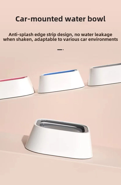 Pet bowl Dog water bowl Non-wet mouth floating bowl anti-spill cat water dispenser anti-splash dog bowl