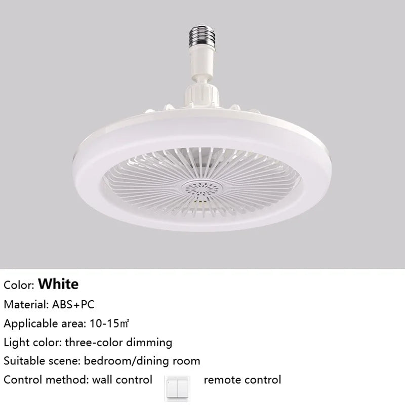 Smart Control Ceiling Fan 360 Rotation Ceiling Lamp Silent Room Fans LivingRoom Kitchen Energy saving Household Decorate