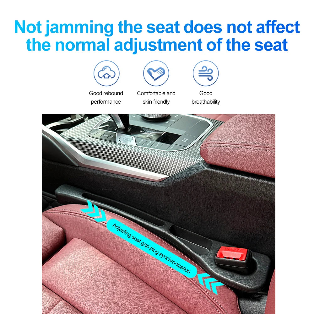 Car Seat Gap Filler Universal PU Leak-proof Filling Strip Styling Anti-Drop Seat Gap Strip Car Decor Auto Interior Accessories