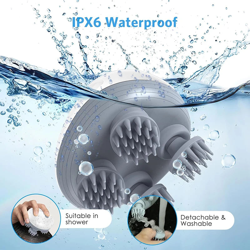 Electric Scalp Head Massager Kneading Vibrating Device Health Care Shoulder Neck Leg Arm Deep Tissue Massage Cat  Pet Massager