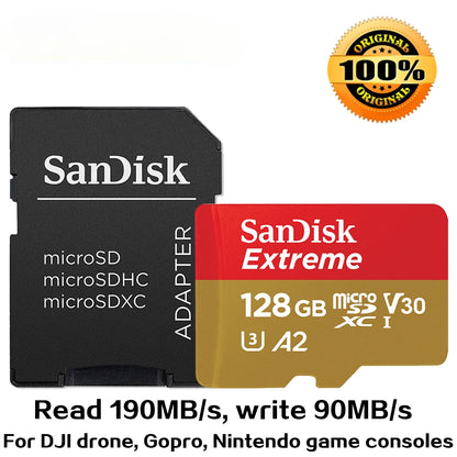 micro SD Memory In Card 4K Stick Reader In Memory A1 32 GB A2 128GB 256GB 512 GB 1TB Extreme Pro Micro 64 GB Class 10 U 3 Card