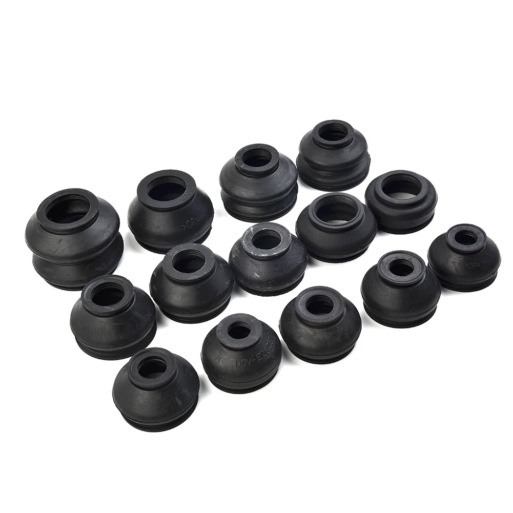 28pcs Car Suspension Steering Ball Joint Rubber Dust Boot Cover Tie Rod End Sets Track Tie Turn Rods Auto Replacement Parts