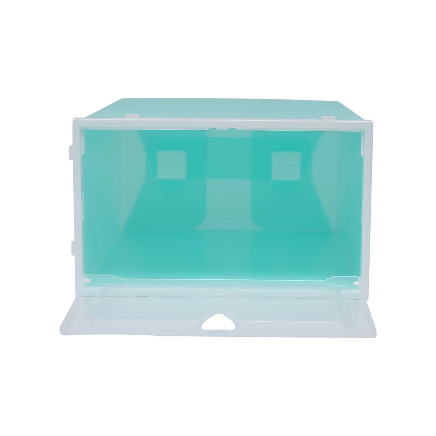 20Pcs Foldable Shoe Storage Boxes with Lids Transparent Stackable Containers Drawer Style PP Plastic Shoe Organizers