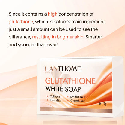 Glutathione Facial Soap Skin Brightening Deep Cleansing Glutathione Handmade Moisturizing Soaps Body Care