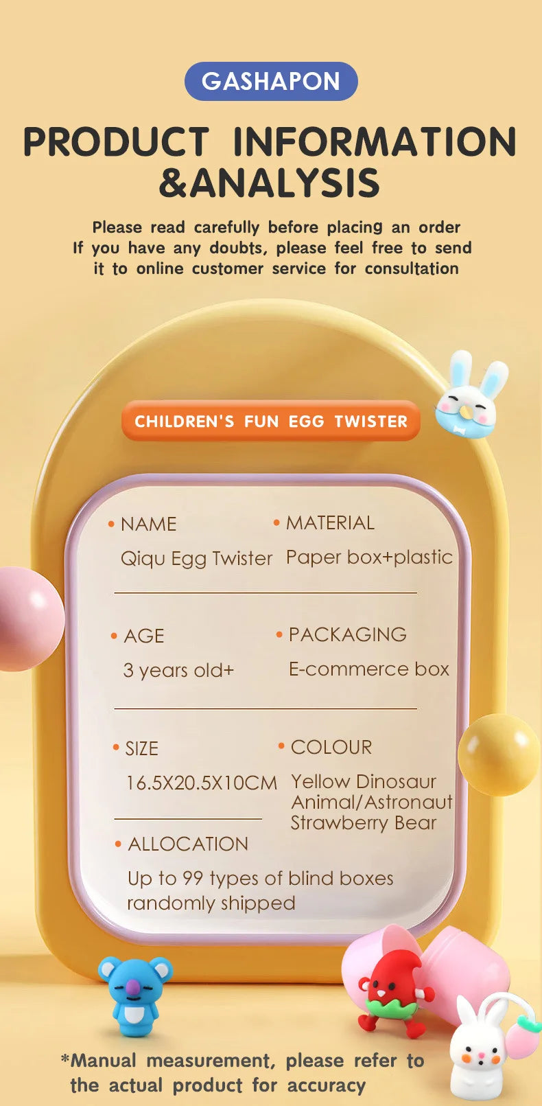 Children's Fun Egg Twisting Machine Blind Box Baby Scratching Machine Toys