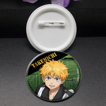Fashion Accessories Anime Tokyo Revengers Brooches Backpack Clothes Accessories Decor Lapel Pin Badge for Fan's Collection Gift