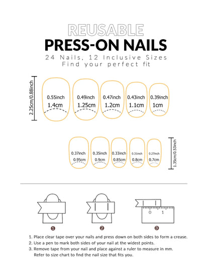 ARTAUG 24PCS Medium Almond Fleshcolor Press On Nails Fake Nails Pink Summer Nails Press On Nails Detachable Reusable Girl Gift