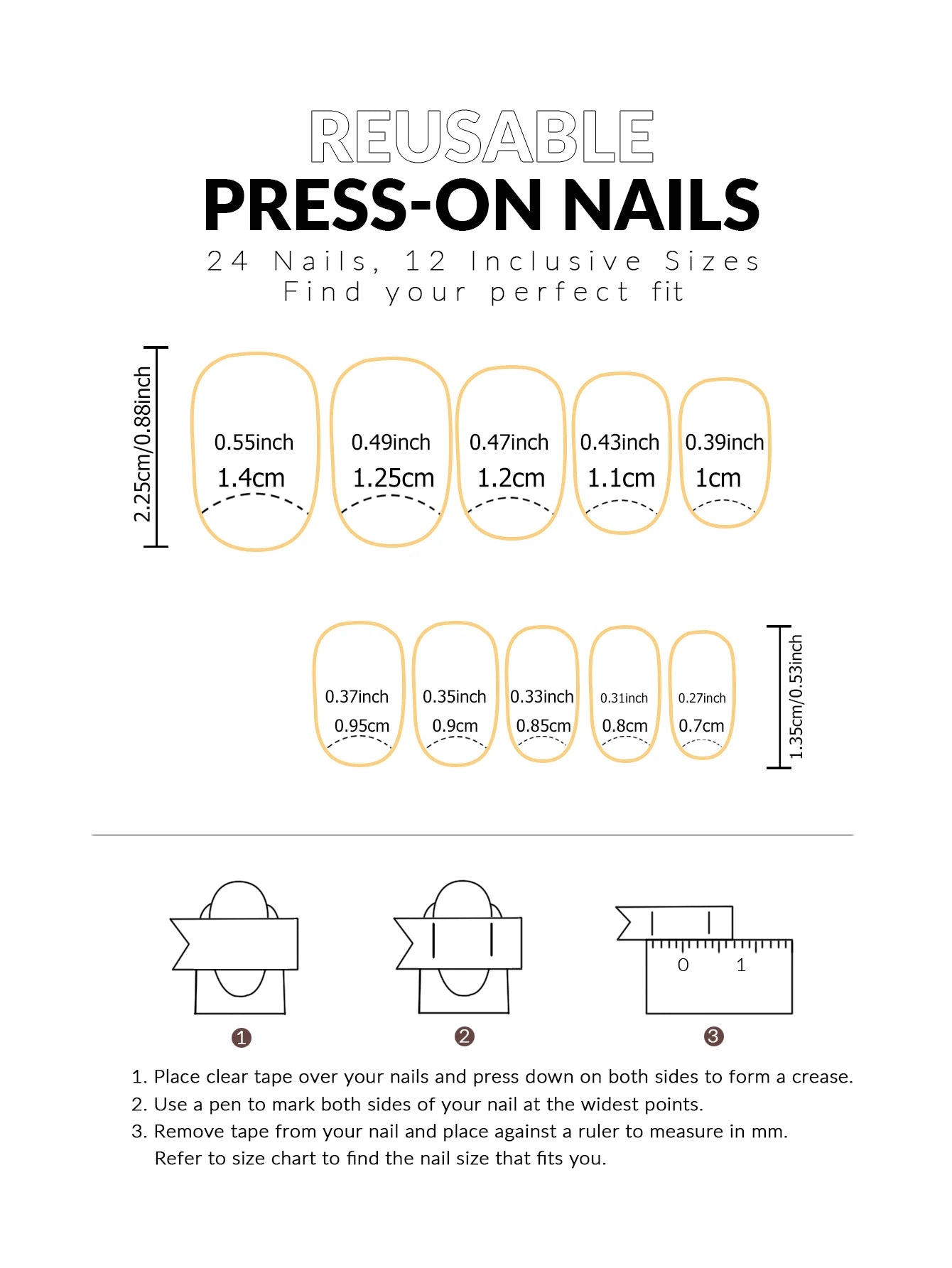 ARTAUG 24PCS Press On Nails Short Almond Wine Red High Saturation Fake Press On Nails  Korean Press On Nails Valentine'S Day