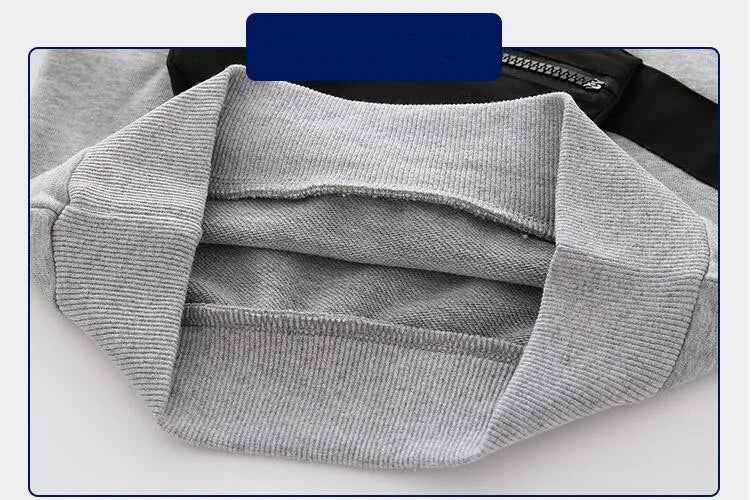 New Baby Boy Clothes Fall Kids Cotton Sweatshirt Messenger Bag Hoodies Pullovers Tee Bebe Boy Long Sleeve T Shirts Children Tops