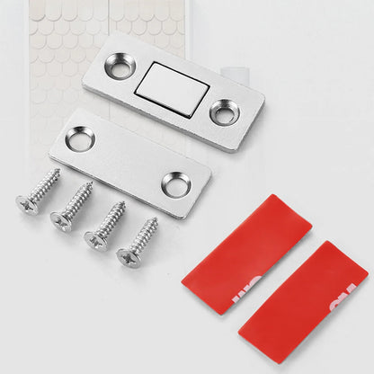 Magnetic Cabinet Catches Ultra Thin Door Strong Magnets Stopper Invisible Adhesive Drawer Magnet Lock for Kitchen Closet Closer