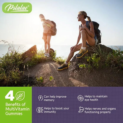 Multivitamin Gummies - To Provide Energy, for Skin, Hair and Nails Health, Support Immune, Overall Health