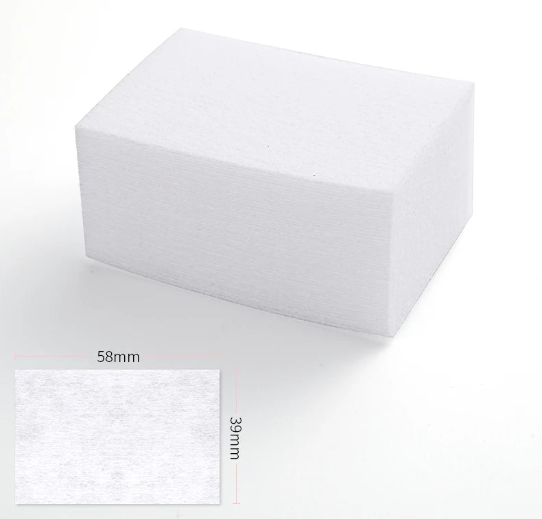 450pcs Lint-Free Nail Polish Remover Wipes Cotton Wipes Manicure Cleaner UV Gel Nail Polish Removal Pads Papers Cleansing Tools