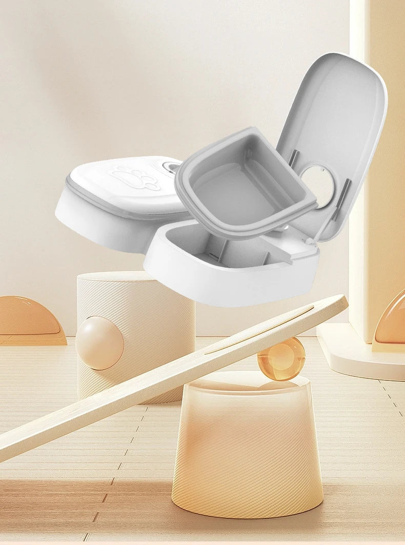 Pet Automatic Timing Feeder Detachable Auto Dog Dry Food Dispenser Smart Pet Food Feeder Timed for Cats Dogs