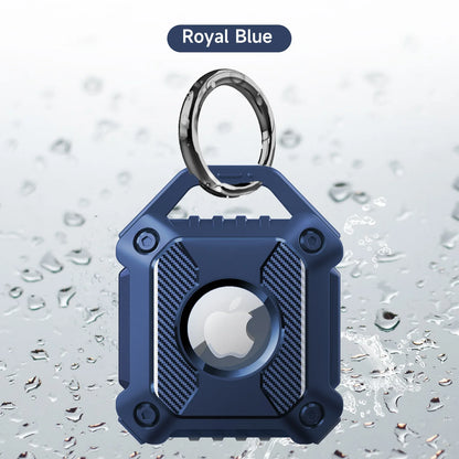 Waterproof Airtag Keychain Holder Case,Screw Full Cover Compatible with Apple AirTag Tracker Key Ring