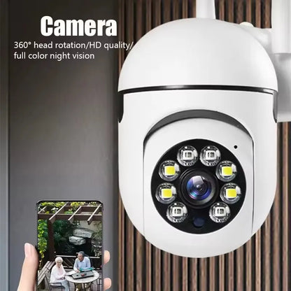 Smart 2.4G WiFi Camera for Home Security Video Surveillance Supprt Two Way Audio Mobile Motion Outdoor/Outside Night Vision