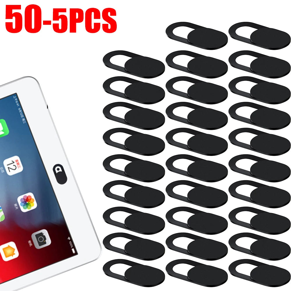 5-50Pcs Webcam Cover Shutter Slider Privacy Protective Cover For iPad Tablet Webcam Laptop PC Mobile Phone Lens Camera Sticker