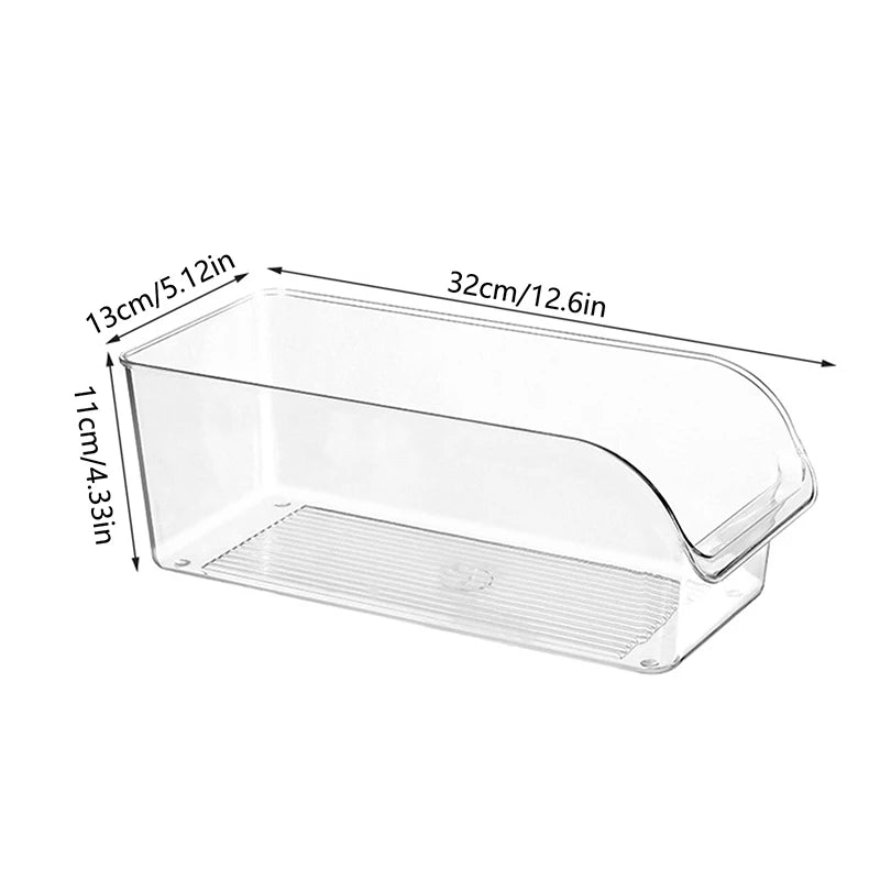 Organizer Drawer Storage Box for Refrigerator Egg Food Crisper Bathroom Bottles and Cans Desk Paper and Pen Organizer