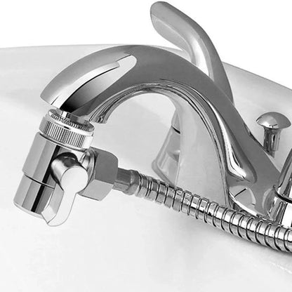 Universal Faucet Adapter Splitter Diverter Valve Water Tap Connector for Kitchen Sink Shower Bathroom Toilet Accessories