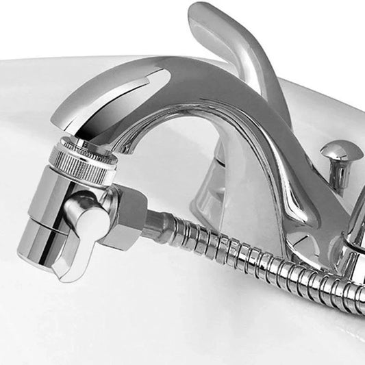 Universal Faucet Adapter Splitter Diverter Valve Water Tap Connector for Kitchen Sink Shower Bathroom Toilet Accessories
