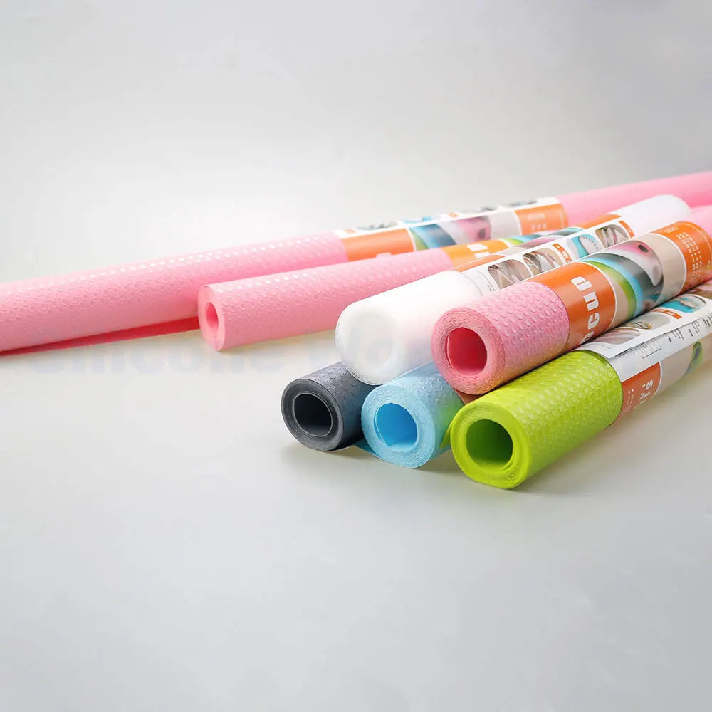Reusable Shelf Liners Cabinet Mat Drawer Mat Moisture-Proof Waterproof Dust Anti-Slip Fridge Kitchen Table Pad Paper