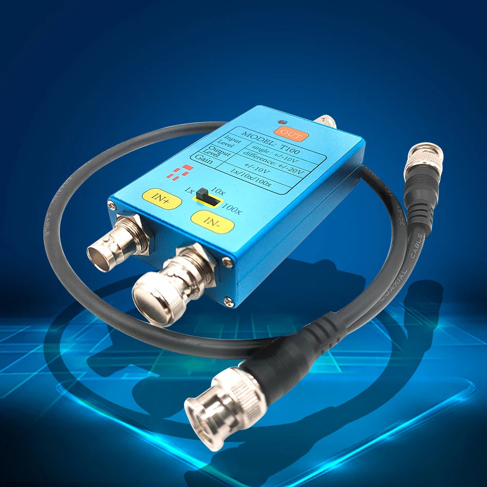 1x 10M Differential Probe Oscilloscope Battery Powered Consumer Electronics Accessories Low Noisefor Maintenance Personnel