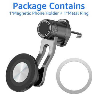 Magnetic Car Phone Mount for Magsafe with Extended Arm Universal Strong Magnet Car Air Outlets Mobile Phone Holder Support