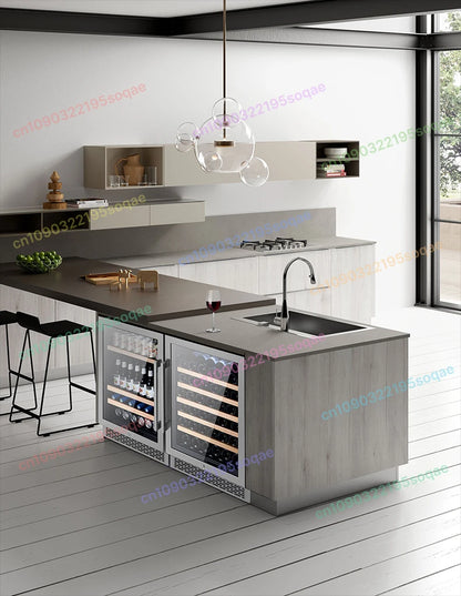 Embedded Wine Cabinet Household Small Refrigerator Constant Temperature Refrigerated Cabinet Drinks Ice Bar