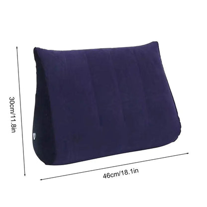Wedge Pillow Knee Cushion Foot Pillow Elevation Leg Pillows Inflatable Back Pillow Soft Support Cushion Backrest For Travel