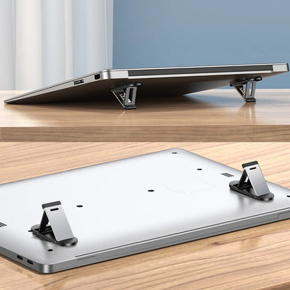 Laptop Heighten Stand for Keyboard Tablet Phone Holder Mini Portable Legs Laptop Stands for Macbook Huawei Notebook Support Feet