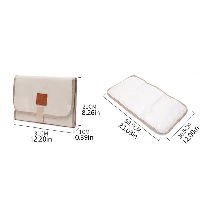 Foldable Baby Diaper Changing Pad Waterproof Newborn Nappy Changing Mat Travel Portable Diaper Change Sheet