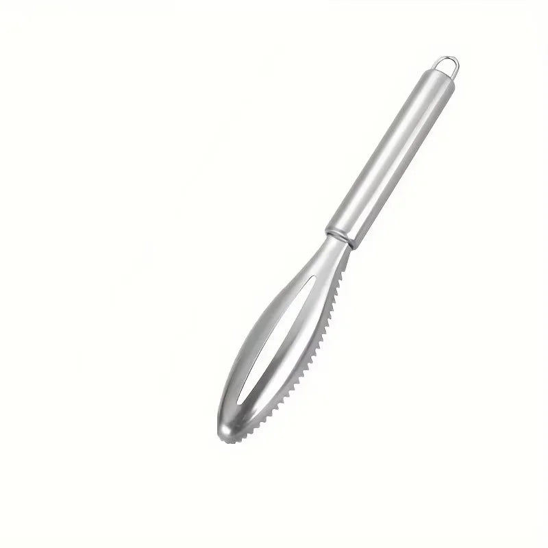 New Stainles Fish Scales Scraping Graters Fast cleaner Remove skin brush Cleaning Scraper Peeler bone scaler Tongs tweezers tool