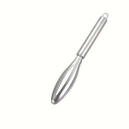 New Stainles Fish Scales Scraping Graters Fast cleaner Remove skin brush Cleaning Scraper Peeler bone scaler Tongs tweezers tool