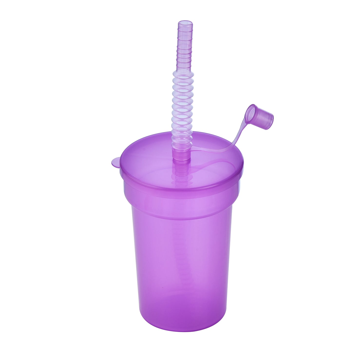 Neon Sipper Cups Reusable Spill-Proof Drinking Cups with Lids and Straws for Birthday Party Travel Xmas Juice Mug Water Bottle