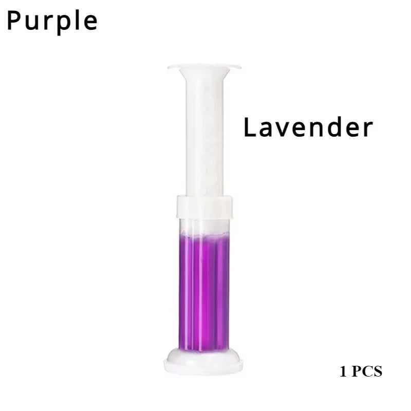 1Pcs Toilet Bowl Cleaner Gel Flower Petals-Long-Lasting Freshness,Odor Eliminator,Deodorizing Bathroom Stickers for Hygiene