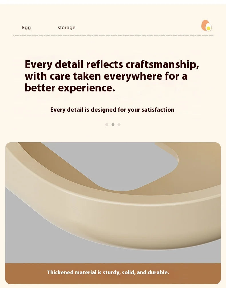 Refrigerator Egg Holder – Slide Out Egg Storage Container for Fridge Door – Auto-Rolling Egg Dispenser