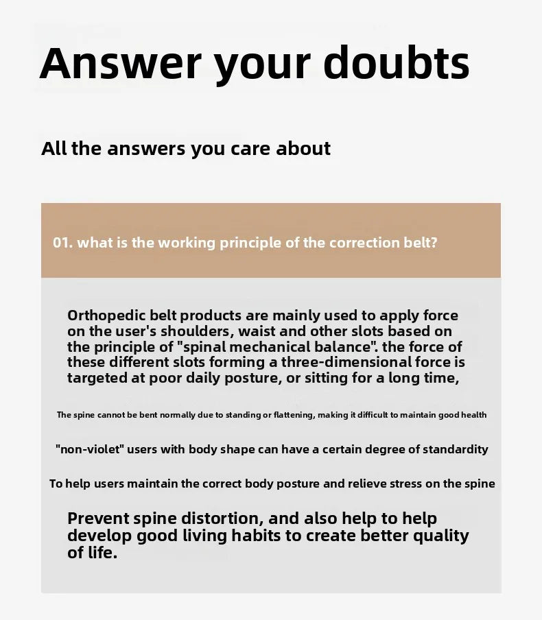 Posture Corrector for Adults - Adjustable Back Brace To Straighten Spine Improve Shoulder Alignment Kyphosis Correction