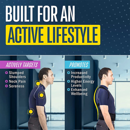 Posture Corrector Belt, Back Brace for Posture, Adjustable Back Support Straightener Shoulder Posture Support for Pain Relief