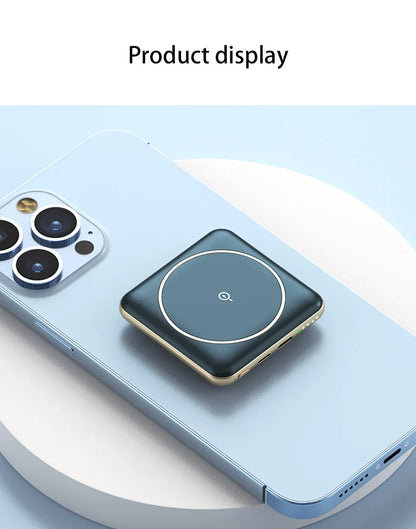 30000mAh Large Capacity Super Fast Charging YM-545 Portable Power Bank Magnetic Wireless Charging Power Bank Mobile Power Bank