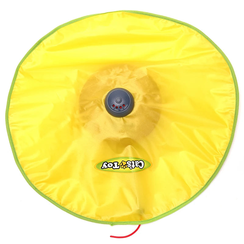 Interactive Cat Toy Electric Turntable Cat Training Funny Cat Spinning Chase Toy