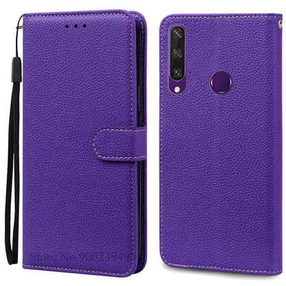 For Huawei Y6P Case Leather Wallet Flip Case For Huawei Y6p Case MED-LX9N Soft Full Cover Coque Fundas for Huawei Y6P Case