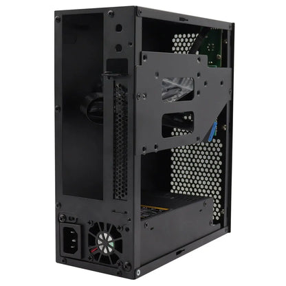 HTPC Computer Case Mini ITX Gaming PC Chassis Desktop Chassis USB3.0 Computer Case Home Computer Case Black and Silver